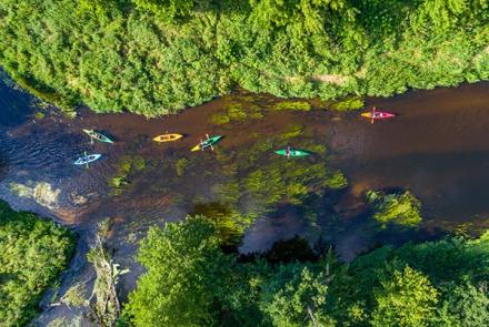 Najlepsze trasy spływów kajakowych w Polsce - Spływy kajakowe Wkrą